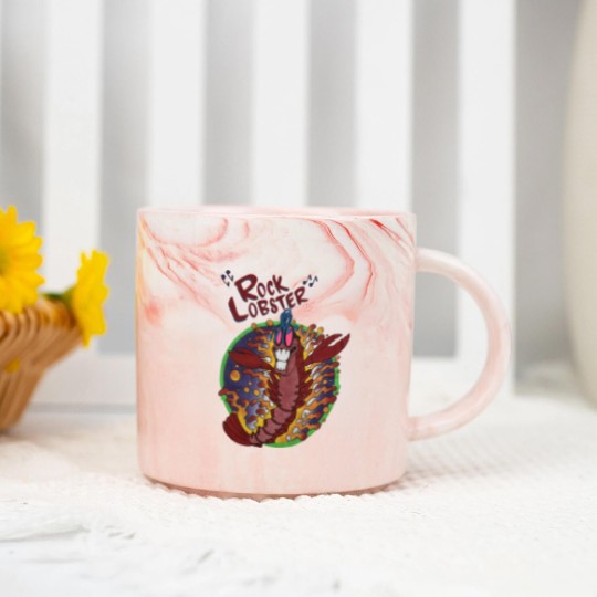 Discover Vintage B-52’s Rock Lobster 90s Band Marble Mugs