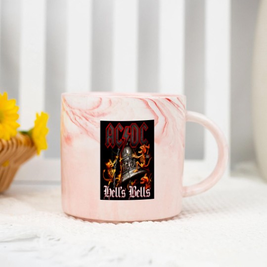 Discover ACDCBand Back in Black  Marble Mugs