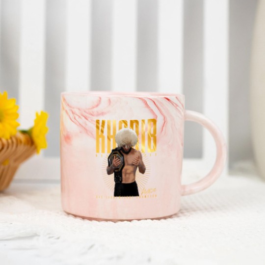 Discover Khabib Nurmagomedov - Khabib Nurmagomedov Mixed Martial Art - Marble Mugs