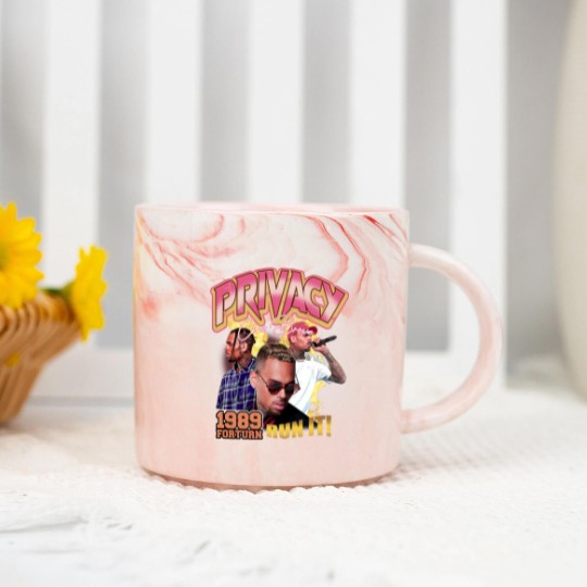 Discover Vintage Privacy Chris Brown Marble Mugs, Chris Brown Hip Hop Tour 2022 Marble Mugs
