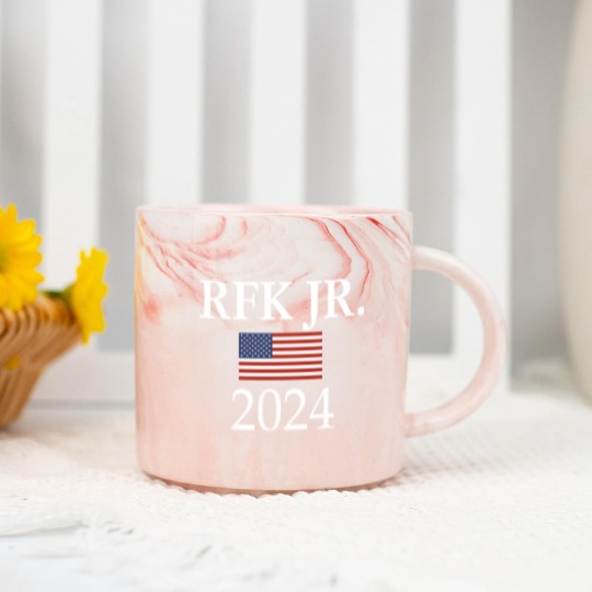Discover Kennedy 2024 Marble Mugs, Robert F Kennedy Jr. for President Marble Mugs