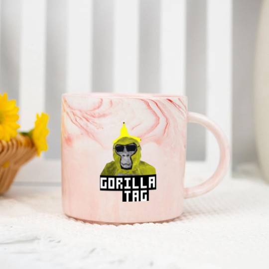 Discover Gorilla Tag Monkey Banana Peel Gorilla Monke Gorilla Tag PFP Maker png Marble Mugs