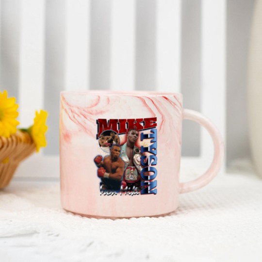 Discover Vintage Style Iron Mike Tyson Marble Mugs