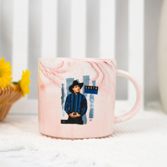 Discover Vintage 90s 1991 Garth Brooks Concert World Tour Marble Mugs