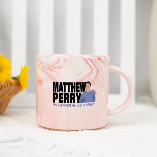 Discover Retro Chandler Bing Marble Mugs, Chandler Bing Homage Marble Mugs