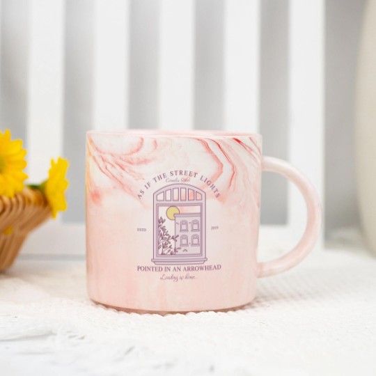 Discover Cornelia Street Marble Mugs, Lover Merch Marble Mugs