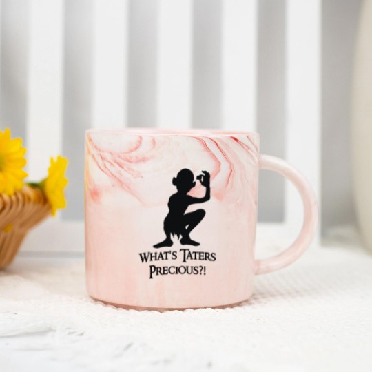 Discover What's Taters Precious! Marble Mugs