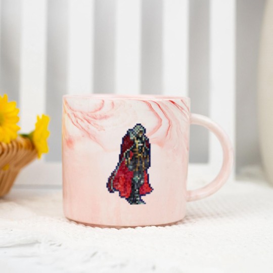 Discover Alucard Vintage Pixels - Castlevania - Marble Mugs