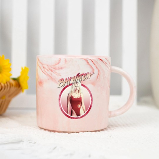 Discover Baywatch Vintage Pamela Marble Mugs