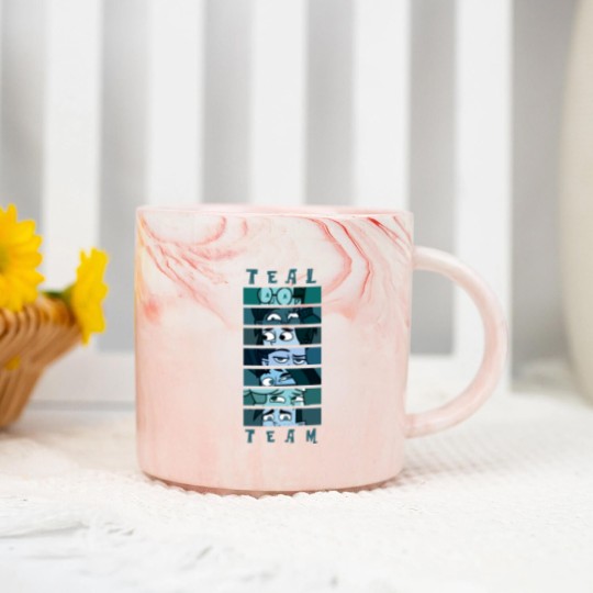 Discover Adventure Camp - Teal Team Marble Mugs