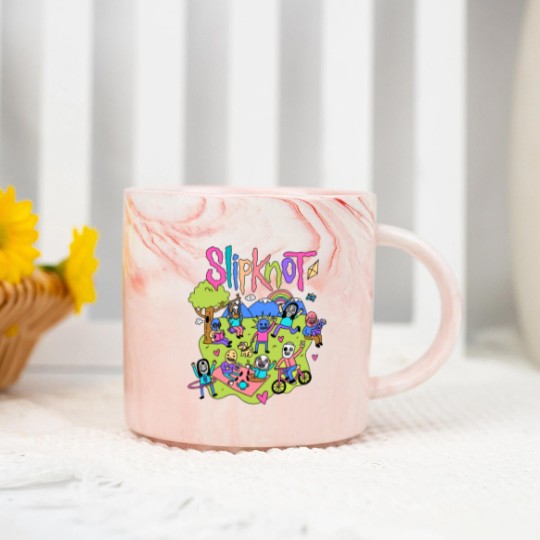 Discover SL.I.P.KN.OT Marble Mugs - All Hope Is Gone Marble Mugs - The End So Far Merch -  The Gray Chapter Marble Mugs