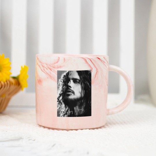 Discover Chris Cornell  Rock music Gift Marble Mugs