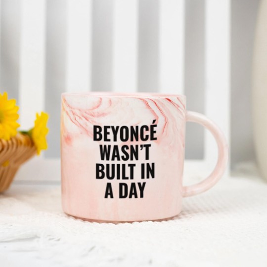 Discover Beyonce Wasn't Built In A Day Marble Mugs
