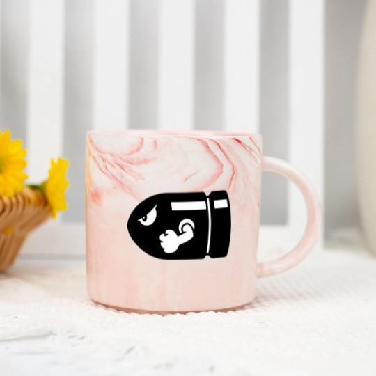 Discover Bullet bill Marble Mugs