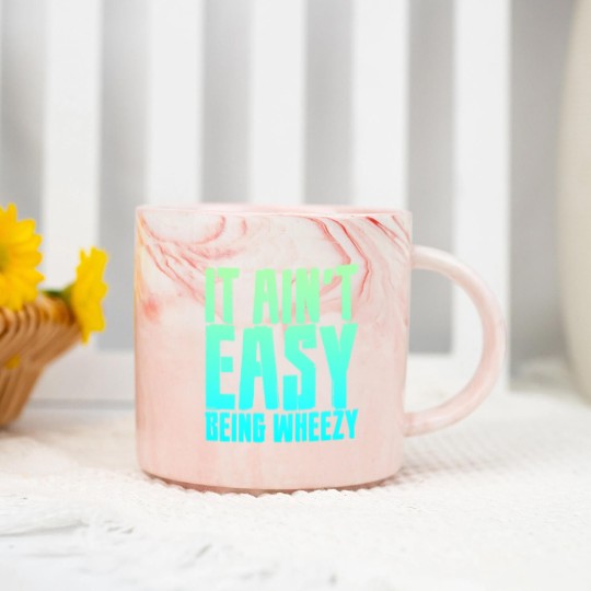 Discover It Ain't Easy Being Wheezy 7 Marble Mugs