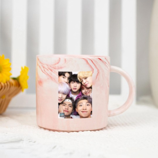 Discover bts  Premium Marble Mugs