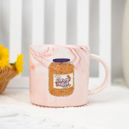 Discover Cheese Balls fan art parody Marble Mugs Marble Mugs