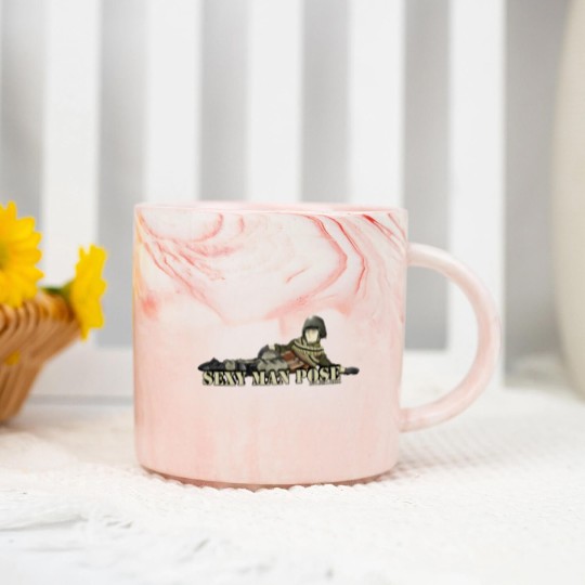 Discover Sexy Man Pose Hank & Jed Marble Mugs