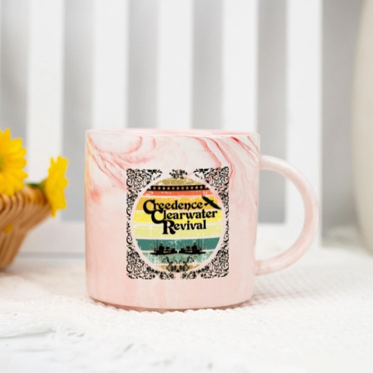 Discover Ccr Creedence Clearwater Revival Marble Mugs