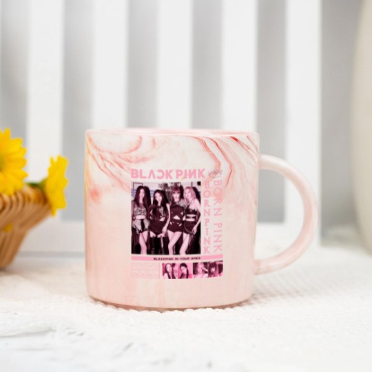 Discover Blackpink Marble Mugs, Black Pink Marble Mugs For Fan, Blackpink Kpop Marble Mugs