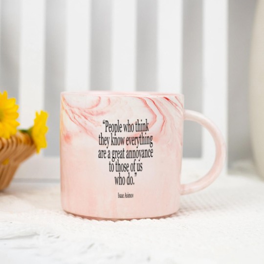 Discover isaac asimov Marble Mugs