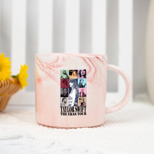 Discover Taylor Swiftian Merch Marble Mugs, Back and Front Marble Mugs