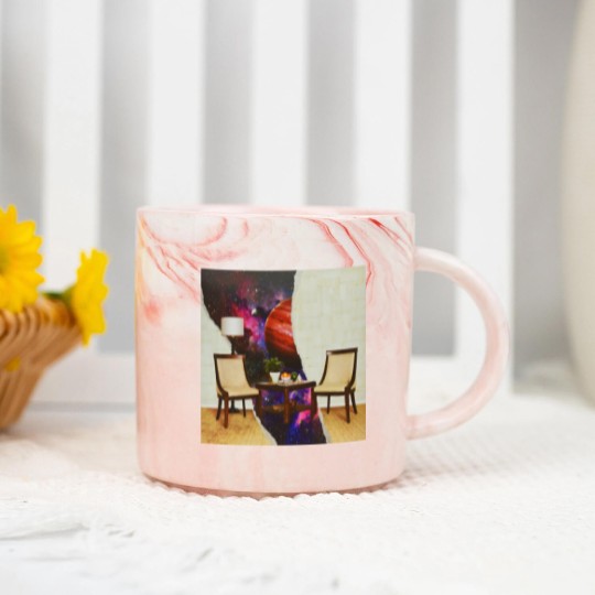 Discover Rainbow Kitten Surprise Marble Mugs
