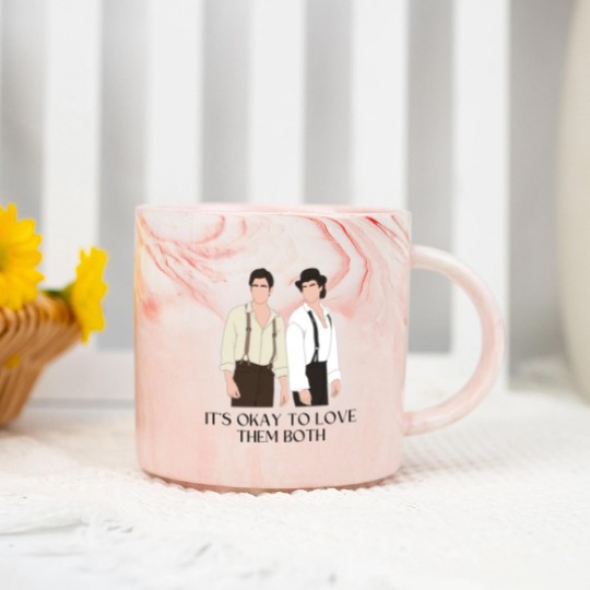 Discover It's okay to love them both - The vampire diaries Marble Mugs | Salvatore Brothers The vampire diaries
