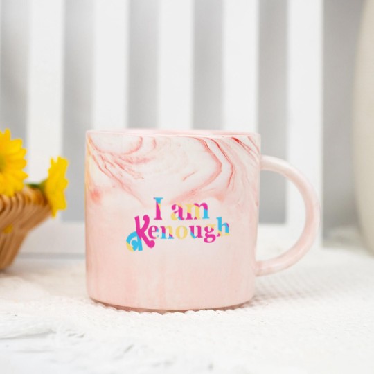 Discover Kenough SelfLove Funny Quote Im Kenough Marble Mugs