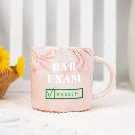 Discover BAR EXAM PASSED! Marble Mugs