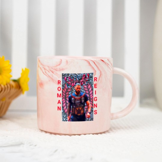 Discover Roman Reigns Marble Mugs