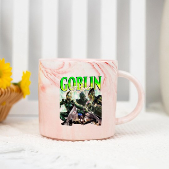Discover THE GREEN GOBLIN Vintage Marble Mugs, The Green Goblin Homage Marble Mugs