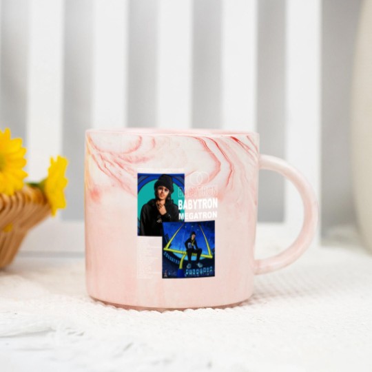Discover Vintage Bootleg Inspired Babytron - Megatron, Graphic Unisex Album Marble Mugs