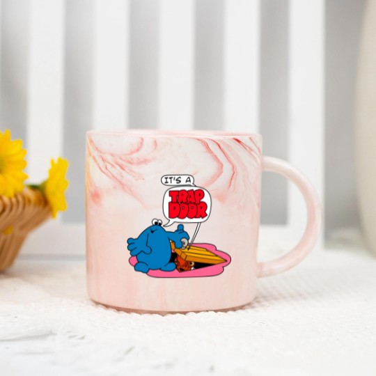 Discover It's A Trap Door - Trap Door - Marble Mugs