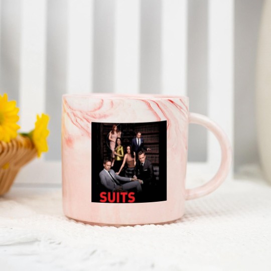 Discover Suits Original Series Marble Mugs