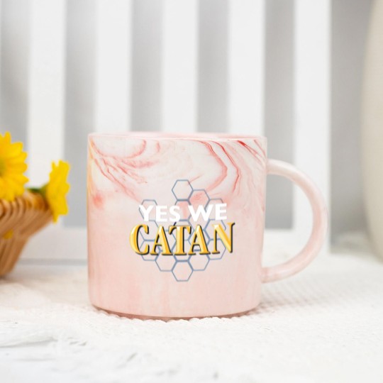 Discover Yes We Catan Marble Mugs