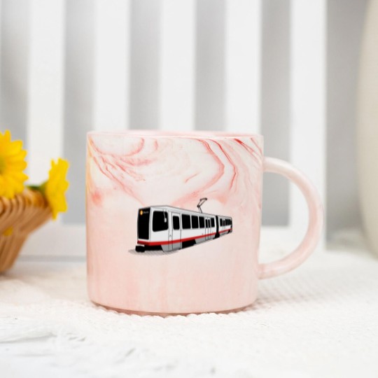 Discover J Church - San Francisco Muni Train Marble Mugs