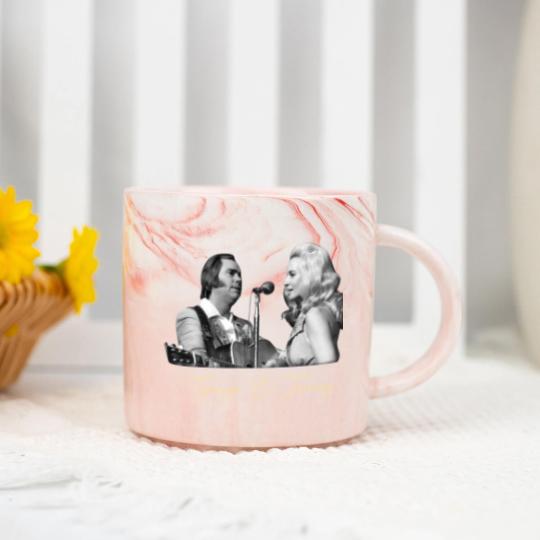 Discover George and Tammy Marble Mugs