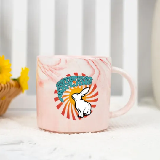 Discover Jefferson Airplane White Rabbit Marble Mugs