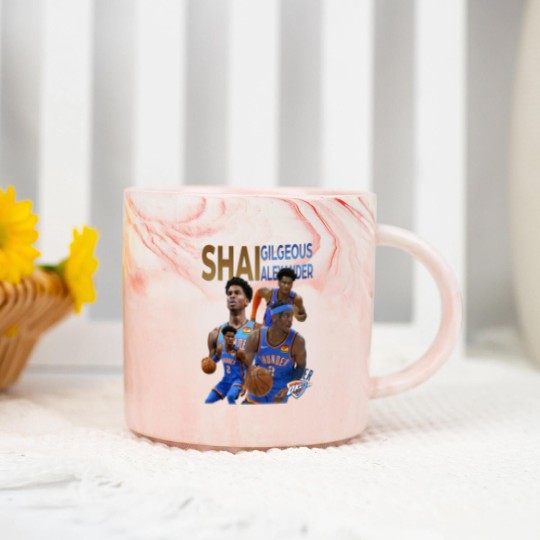Discover Shai Gilgeous Alexander Vintage Marble Mugs, Durant Marble Mugs Vintage 90s 80s Bootleg Marble Mugs