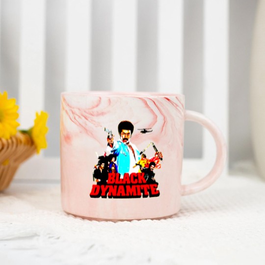 Discover Black Dynamite Marble Mugs