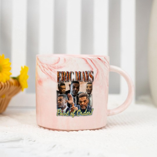Discover Eric Mays point of order Marble Mugs, Mays 2024 Marble Mugs,