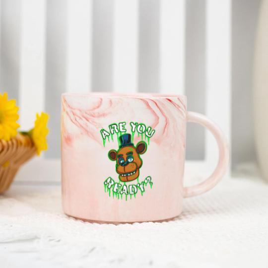 Discover Five Nights at Freddy's Freddy Fazbear's Pizza Marble Mugs