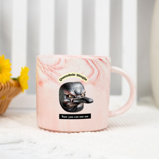 Discover Quandale Dingle funny design Marble Mugs