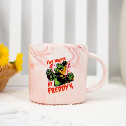 Discover Five Nights at Freddys Marble Mugs, FNAF Marble Mugs, Phantom Freddy