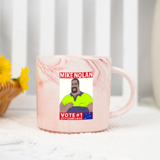 Discover Vote Mike NolanVote Mike Nolan Marble Mugs