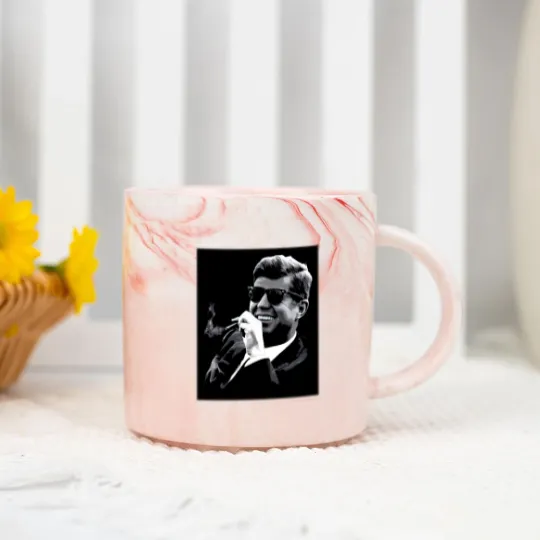 Discover John F. Kennedy Cigar & Sunglasses Marble Mugs