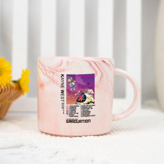 Discover NEW Kanye West Graduation Marble Mugs, Kanye West Marble Mugs