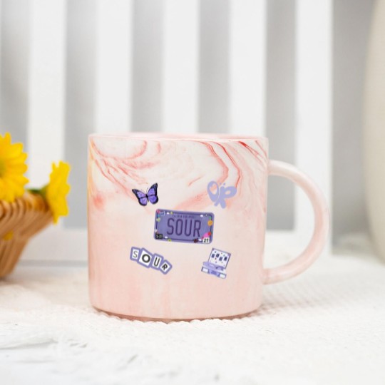 Discover Olivia Sour Tour 2023 Marble Mugs, Olivia Rodrigo Marble Mugs, Sour Album Marble Mugs