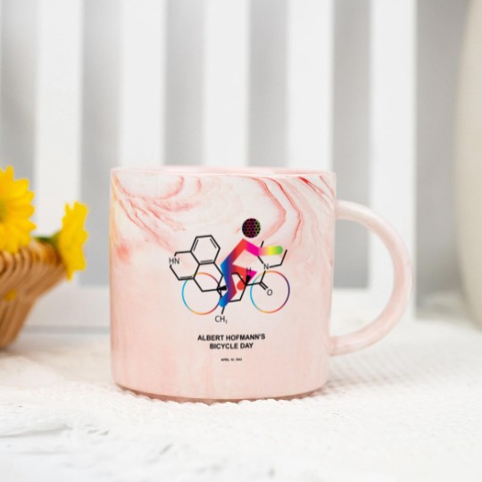 Discover Albert Hofmann's Bicycle Day Marble Mugs